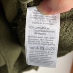 Madewell  tiered-sleeved top in moss green size S Photo 68