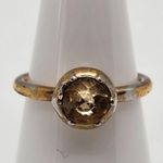 Banana Republic  Brilliant Gemstone Rounded Champagne Stone Ring (6) Photo 0