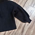 Line and Dot  | Revolve Women Black Mock Neck Balloon Sleeve Pullover Sweater | XS Photo 2