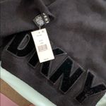 DKNY  Knit Scarf Velvet in Black NWT Photo 4