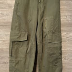 BDG Womens Cargo Pant Size 0 Wide Leg Baggy Y2K High Rise Pockets Relaxed Fit Photo 0