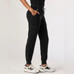 FIGS  Zamora Jogger Scrub Pants Size XXL in Black Plus Size Photo 1