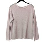 ZARA  Baby Pink Sweater Lightweight Long Sleeve Staple Capsule Soft Top Size S Photo 0