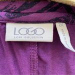 LOGO By Lori Goldstein  olive green and purple long sleeve thin sweater 2X Photo 2