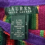 Ralph Lauren Multicolored Oversized Striped Poncho Photo 4