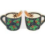 BaubleBar Sugarfix by  Eggnog Earrings Hog the Eggnog Christmas mugs New Photo 5