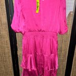 Sam Edelman 
Tiered Satin Blouson Dress size medium new with tags Photo 3