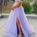 Lavender Prom Dress Purple Size 6 Photo 0