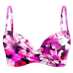 Bikini Top ONLY 2025 Push Up Swimsuit Top Padded Pink Bra Size XL NWT #2104 Photo 0