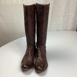 Frye  Brown Leather Melissa Scrunch Tall Boots  Photo 3