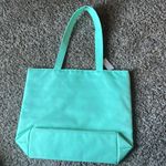 Clinique  Logo C Colorful Rainbow Large Shopping Shoulder Tote Bag Light Green Photo 1