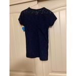 Boston Red Sox Short Sleeve T Shirt Dark Blue Womens Medium Majestic Burnout Photo 2