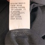 Nicole Miller Artelier Black Cotton Metal Sandy Skirt Size 6 Photo 7