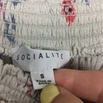 Socialite  Off The Shoulder Floral Blouse Sz S Photo 2