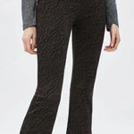 ZARA NWT Trafaluc Brown Black Animal Print Womens Size S Pull On Cropped Pants Photo 0