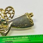 Mother Baby Angel "Mother" Pin Brooch Silver Gold Colors Wings with Hearts Photo 3