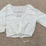 Free People Follow Your Heart Top Ivory embroidered Photo 0