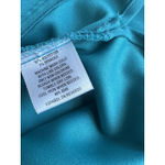 JM Collection  Dk Turquoise Snap Mole Skin Front Blazer Shirt Size PS (b42) Photo 4