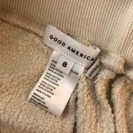 Good American Womens Good Waist Cotton Terry Joggers Sweatpants Ivory 8 US 5XL Photo 3