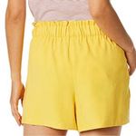 BCBGeneration  Tie-Front Shorts Yellow- Size XS Photo 1