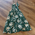 Angie  Green Floral Maxi Dress Photo 0