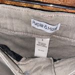 Purple & More Khaki Tan Denim Skinny Jeans Women's Size 8 Photo 2