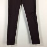 Rag and Bone Wine Black Pop Legging Lamb Leather Panel Skinny Jeans Size 25 Photo 7