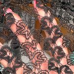 Brittany Black Elegant Lace knit Cardigan Cover Photo 8