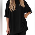 Pretty  garden Black Activewear Set Photo 0