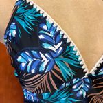 Merona Target Swimsuit One Piece Boho Tropical Palm L Large Photo 2