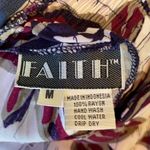 Faith Vintage Rayon Hawaiian Button Up Vest (Small) & Skirt (Medium) 2 PC Outfit Photo 11