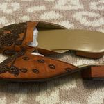 SAACHI Embroidered Flats Brown Size 8 Photo 0