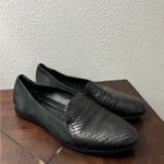 Ecco Touch Ballerina 2.0 Women's Black Leather Flat EU 38 US 7 / 7.5 Snakeskin Photo 2