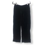 Travel Smith SZ M Velvet Wide Leg Pants Black Size M Photo 1