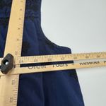 Vineyard Vines Vineyard Vines Dress Womens Small Blue Black Eyelet Embroidered Shift Mini Photo 7