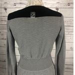 G-star Raw V neck sweater striped black & white long fitted size large Photo 9