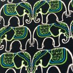 Crown & Ivy Elephant Print Navy Green Shorts 8 NEW Novelty Preppy University Photo 3