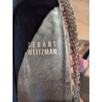 Stuart Weitzman Snakeskin Embossed Leather Pumps Size 5.5 M Heels Pointed Toe Photo 3