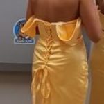 Yellow Formal Dress Size 4 Photo 4