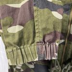 Old Navy Camo Twill Field Jacket women’s size small 100% cotton Photo 4