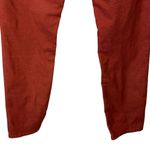 prAna SZ 6/28 Jeans Stretch Mid-Rise Pockets Straight Leg Geometric Rust Red Photo 5