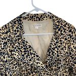 Faith 21 Leopard Print lightweight Trench Coat plus size Animal print Jacket 1X Tan Photo 1