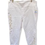 Style & Co . Boyfriend Low Rise Jeans Brt‎ White NWT Photo 0