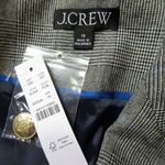 J.Crew NWT Brynn Blazer in Prince Of Wales Blue Plaid English Wool Blend 18 Photo 3