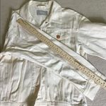 Everlane Jean Jacket Women Sz Small , Off White Jean jacket , Denim Jacket EUC Photo 9