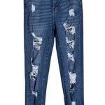 Rue 21  Jeans Womens 4 Medium Wash Distressed Skinny High Rise Y2K Streetwear Photo 0