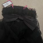 Betsey Johnson Black Tulle Dress with Satin Bow Photo 1