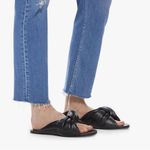 MOTHER High Waisted Rider Ankle Fray Party Like a Pirate Jeans Size 30 Blue Photo 3