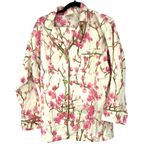 Bed Head L Pajama Pj's Cherry Blossoms Set Top and Bottom Pants Sleepwear Luxury Pink Size L Photo 1