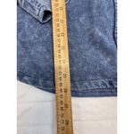 Members Mark Shirt Women Large Blue Acid Wash Denim Relaxed Soft Knit Button New Photo 7